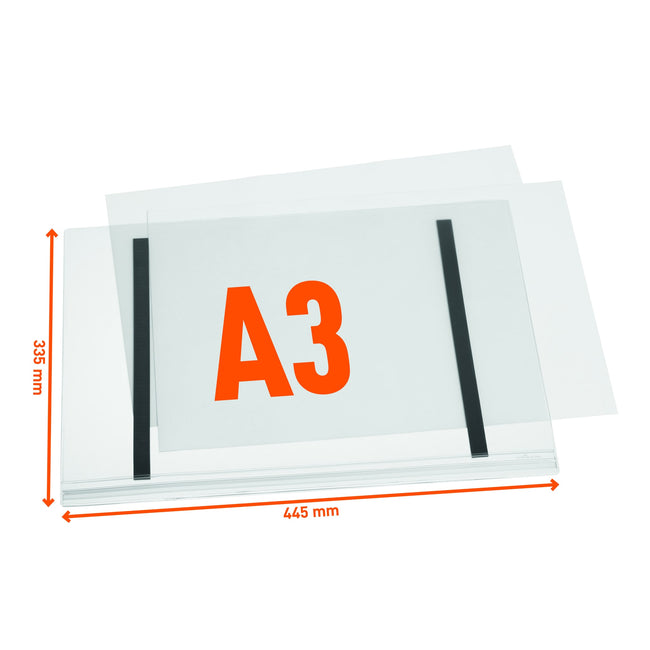 Durable -  Infohoes  waterbestendig a3 magnetisch | 5 stuks