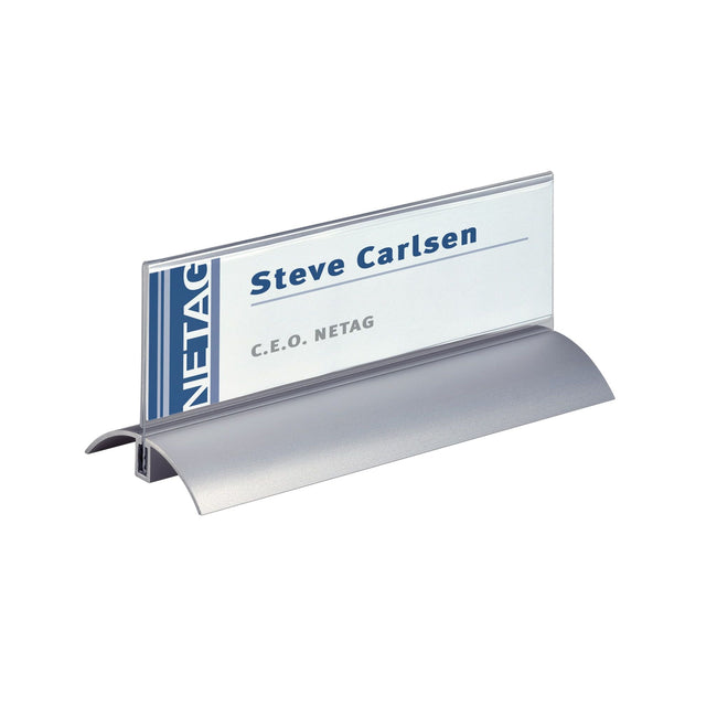 Durable -  Tafelnaambord  presenter 61x210mm