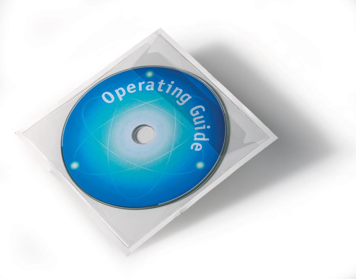 Durable -  Zelfklevende CD/DVD-tas Pocketfix 100 stuks (afbeelding 2)