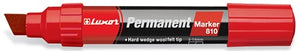 Luxor - 810 red permanent marker 5-14 mm 50 pieces