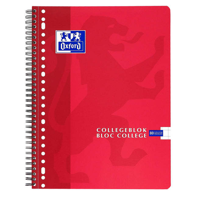Oxford -  Collegeblk oxf school a4 rt 10mm 23g 160pag ass | 10 stuks