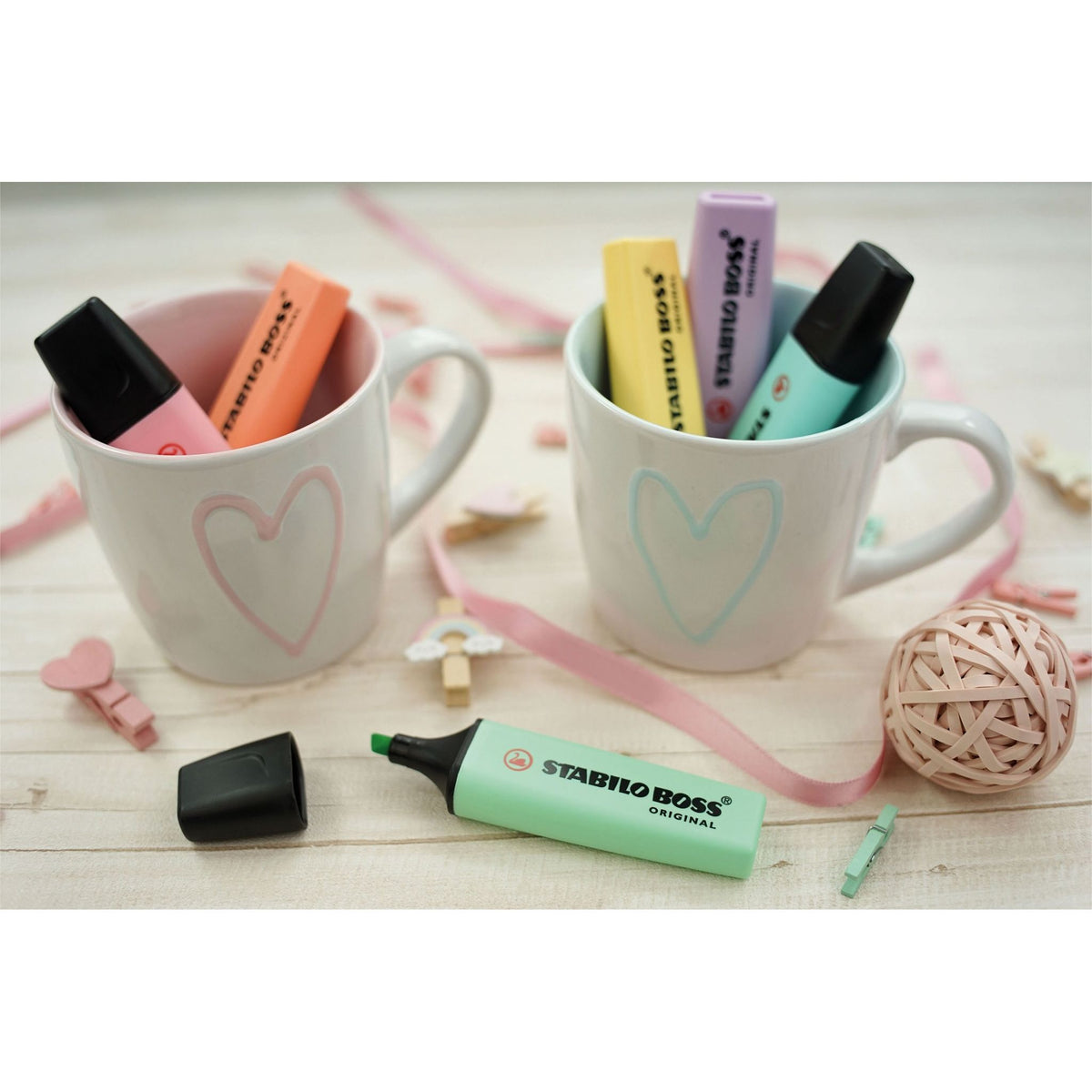 Stabilo -  Markeerstift boss 70/56 blister roze | 10 stuks