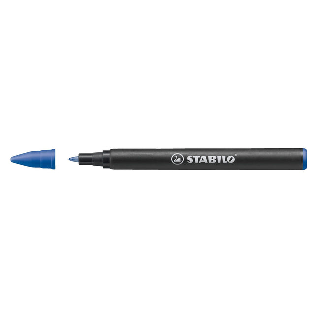 Stabilo -  EASYoriginal navulling, medium, blauw schrijvend (uitwisbaar), doosje 20 stuks