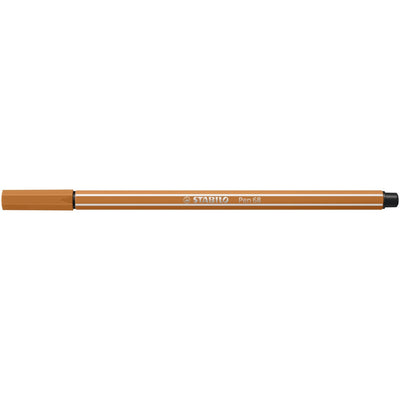 Stabilo -  Viltstift pen 68/89 m donker oker | 10 stuks