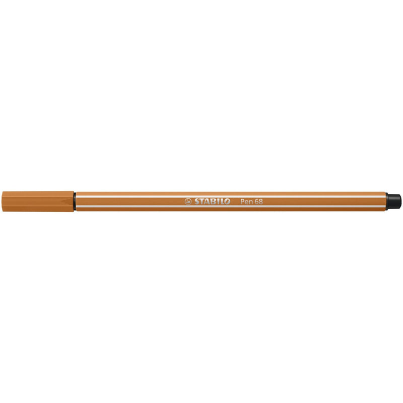 Stabilo -  Viltstift pen 68/89 m donker oker | 10 stuks
