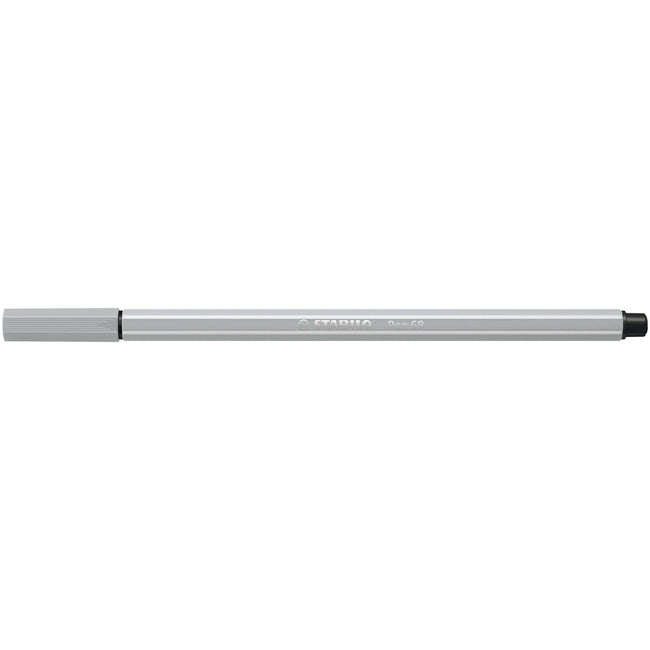 Stabilo -  Viltstift pen 68/94 m lichtgrijs | 10 stuks