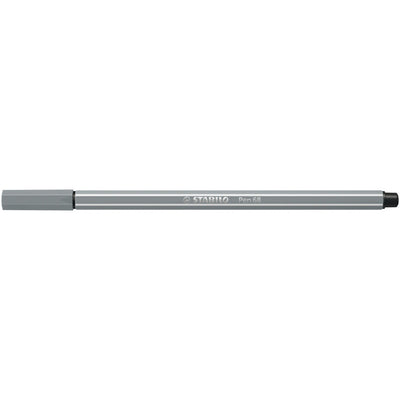 Stabilo -  Viltstift pen 68/95 m middel koudgrijs | 10 stuks