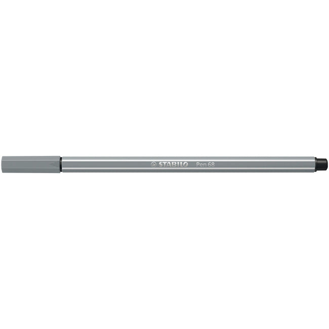 Stabilo -  Viltstift pen 68/95 m middel koudgrijs | 10 stuks