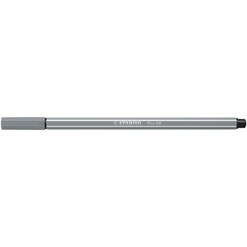 Stabilo -  Viltstift pen 68/95 m middel koudgrijs | 10 stuks