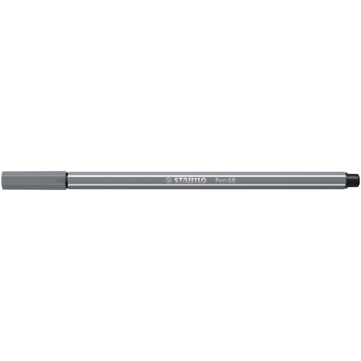 Stabilo -  Viltstift pen 68/96 m donkergrijs | 10 stuks