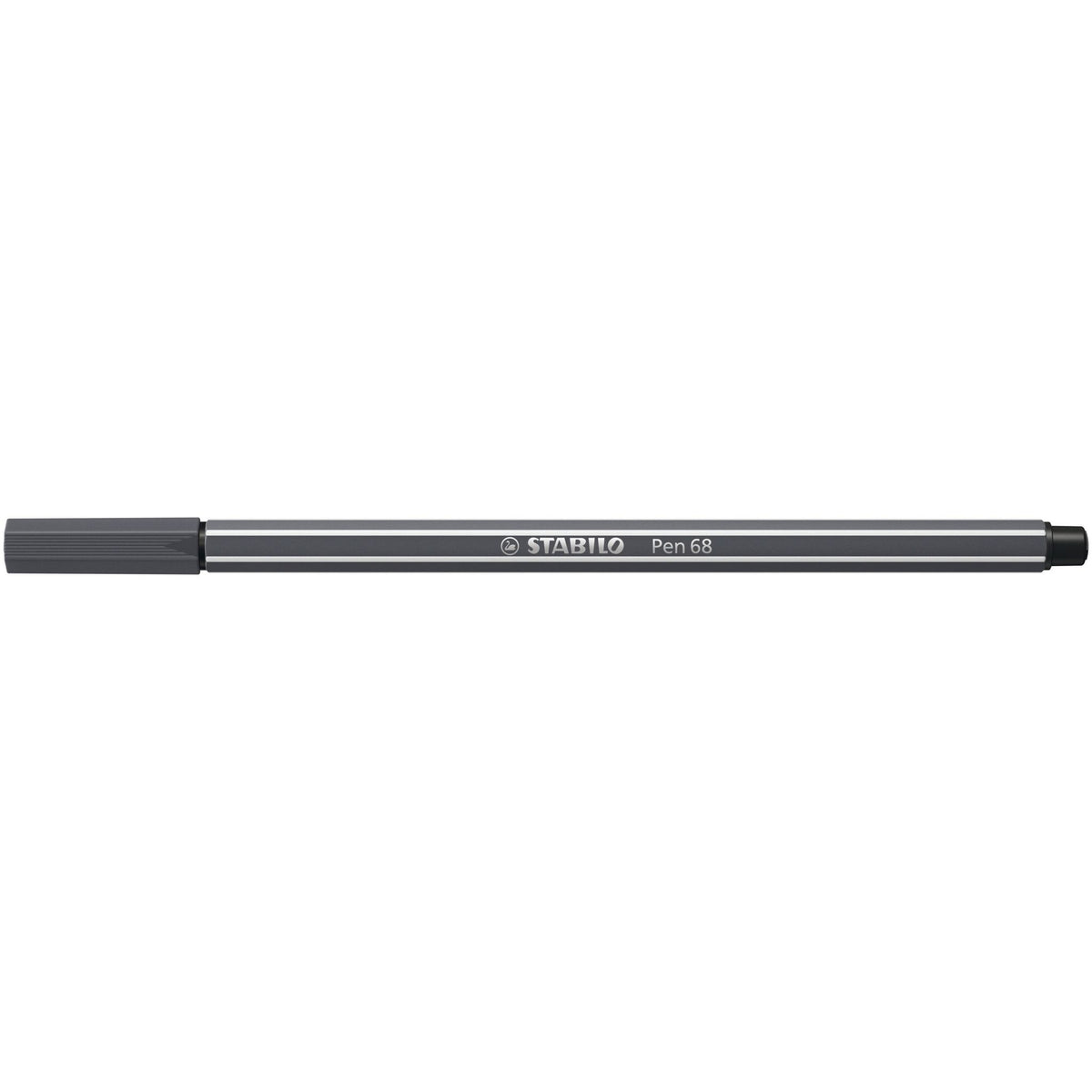 Stabilo -  Viltstift pen 68/97 m diepkoud grijs | 10 stuks