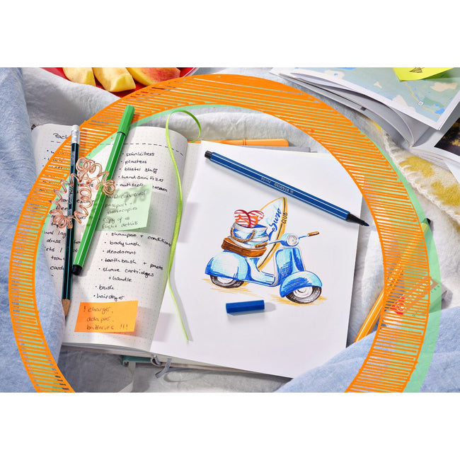 Stabilo -  Viltstift pen 68/10 arty m ass 10st | 5 stuks