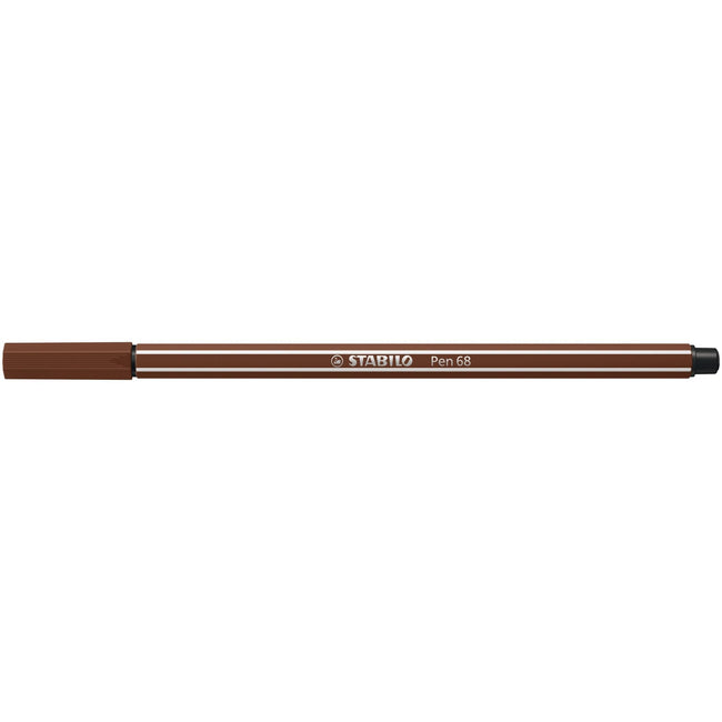 Stabilo -  Pen 68, premium viltstift, bruin, per stuk