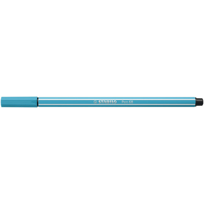 Stabilo -  Pen 68, premium viltstift, azuur blauw, per stuk