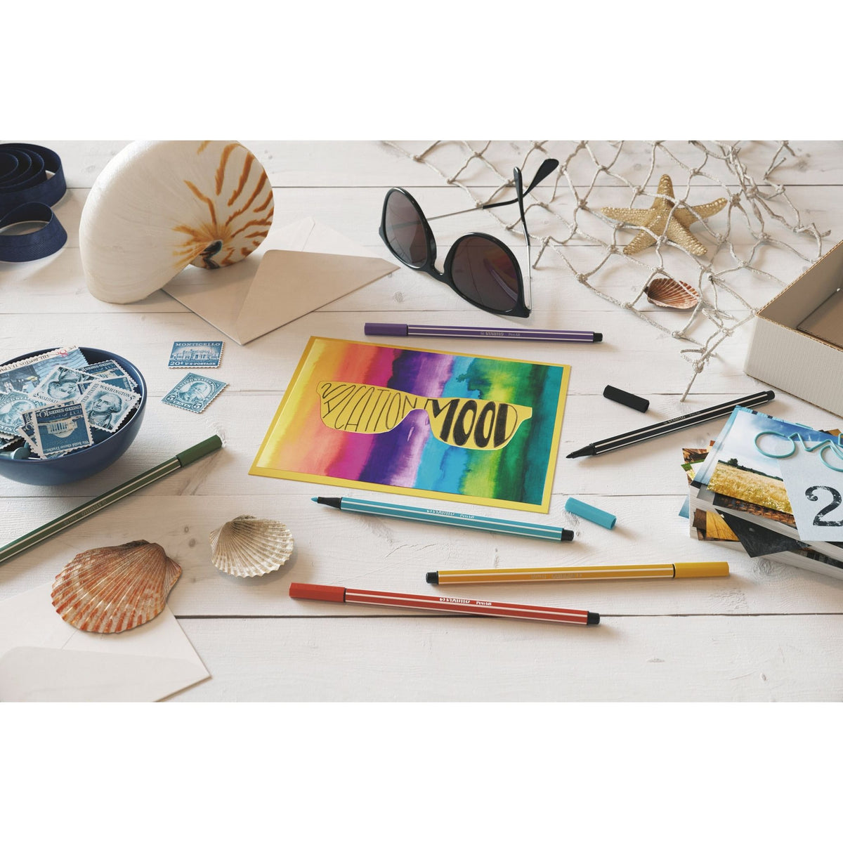 Stabilo -  Pen 68, premium viltstift, aardegroen, per stuk