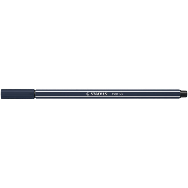Stabilo -  Pen 68, premium viltstift, payne's grijs, per stuk