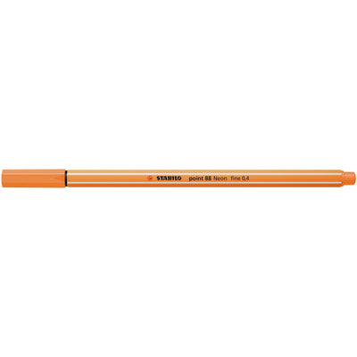 Stabilo -  point 88, premium fineliner 0.4 mm, neon oranje, per stuk