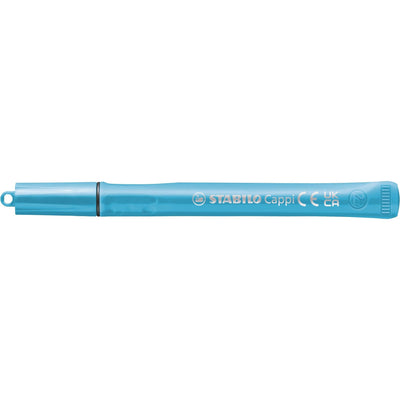 Stabilo -  Cappi, viltstift, nooit meer je dop kwijt dankzij de dopring, etui met 24 kleuren