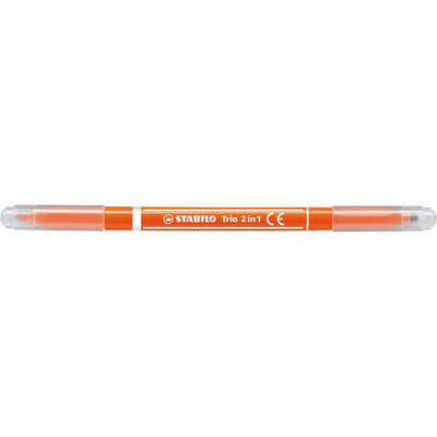 Stabilo -  TRIO 2 in 1 viltstift Fijn/medium Meerkleurig