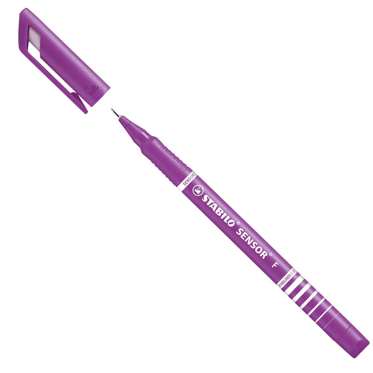 Stabilo -  SENSOR, Fineliner, Fijn 0.3 mm, Met Meeverende Schrijfpunt, doos 10 stuks, lila | 10 stuks
