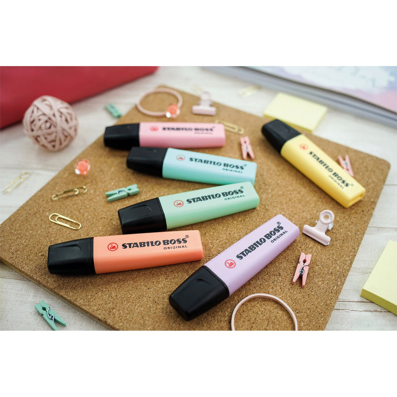 Stabilo -  BOSS ORIGINAL tel, markeerstift, vleugje mint, per stuk