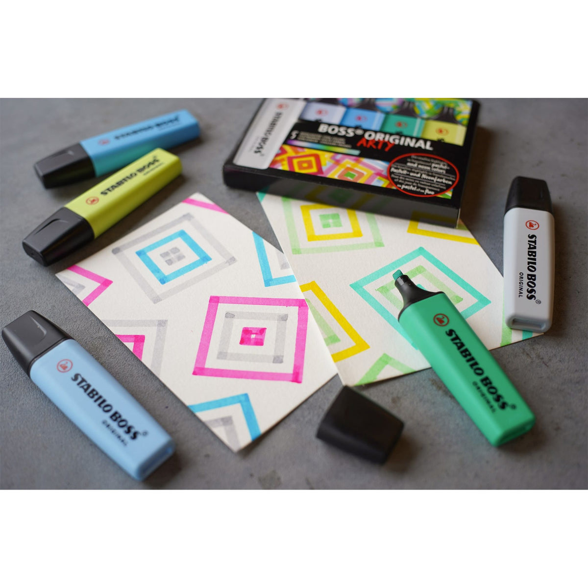 Stabilo -  BOSS ORIGINAL tel, markeerstift, lila blush, per stuk