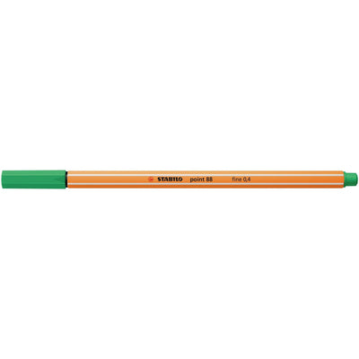 Stabilo -  point 88, premium fineliner 0.4 mm, licht smaragdgroen, per stuk