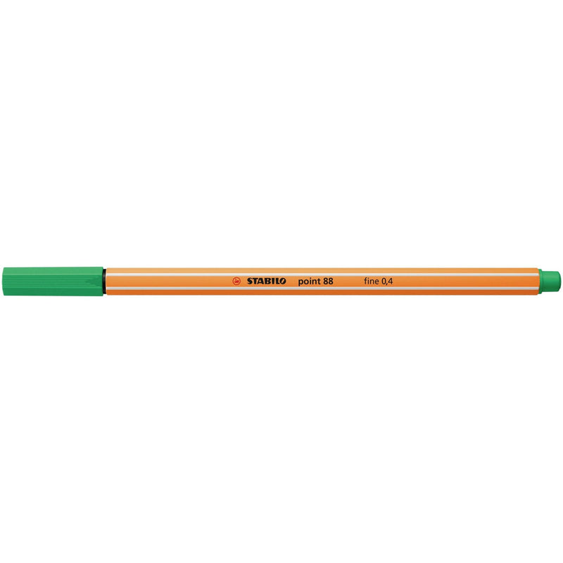 Stabilo -  point 88, premium fineliner 0.4 mm, licht smaragdgroen, per stuk