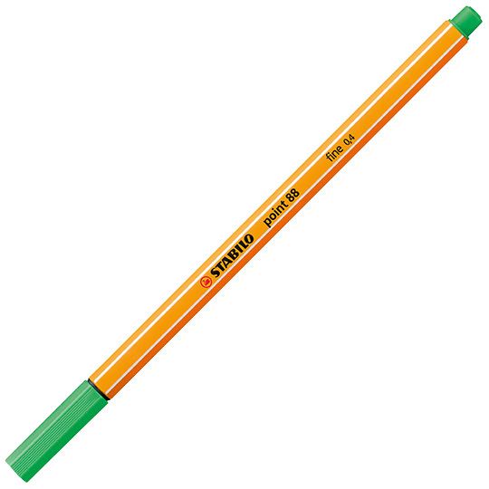 Stabilo -  point 88, premium fineliner 0.4 mm, licht smaragdgroen, per stuk