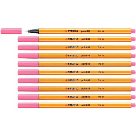 Stabilo -  point 88, premium fineliner 0.4 mm, roze, per stuk