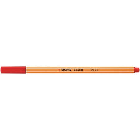 Stabilo -  Fineliner point 88 f lichtrood | 10 stuks