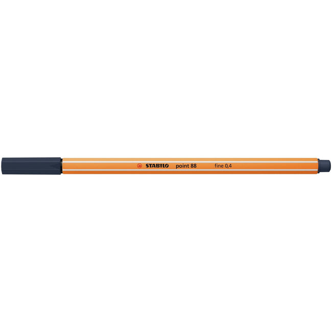 Stabilo -  point 88, premium fineliner 0.4 mm, payne's grijs, per stuk