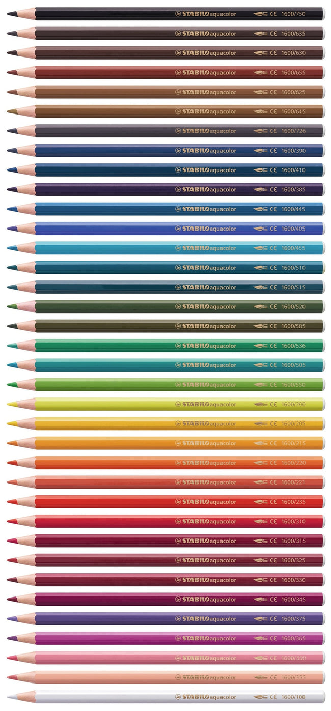 Stabilo -  Kleurpotlood 1636 aquacolor arty 36st ass | 6 stuks
