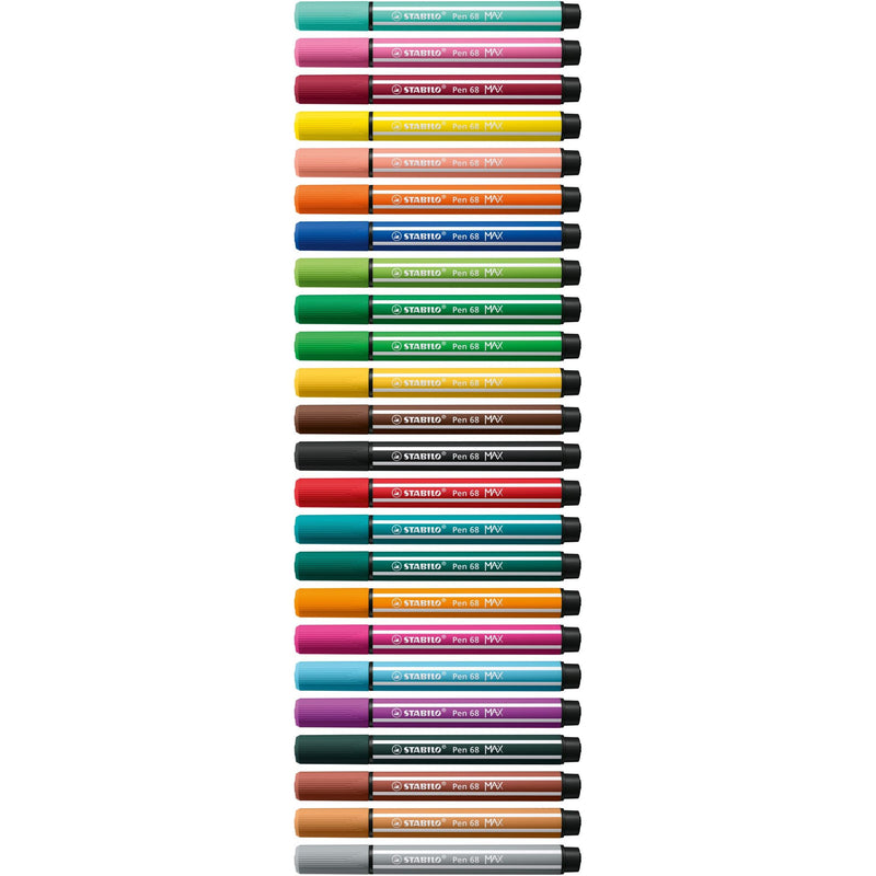 Stabilo -  Pen 68 MAX 44 geel | 5 stuks