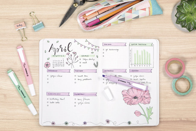 Stabilo -  swing cool pastel, markeerstift, etui met 8 kleuren