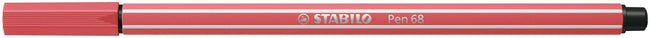 Stabilo -  Pen 68, premium viltstift, roestig rood, per stuk