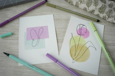 Stabilo -  Viltstift pen 68/23 m lichtgeel | 10 stuks