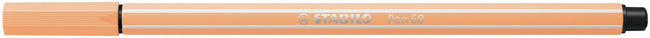 Stabilo -  Pen 68, premium viltstift, pastel oranje, per stuk