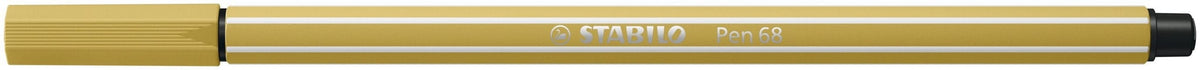 Stabilo -  Viltstift pen 68/66 m khaki | 10 stuks