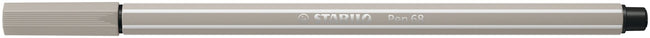 Stabilo -  Viltstift pen 68/93 m warm grijs | 10 stuks