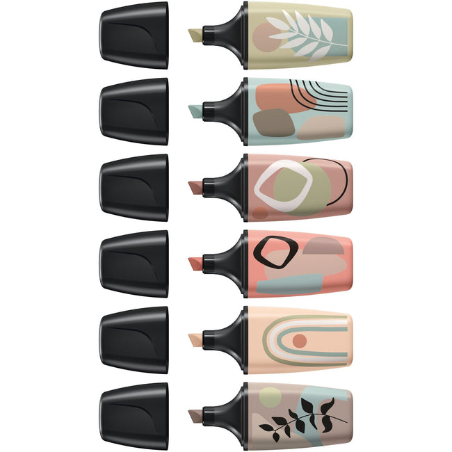 Stabilo -  BOSS MINI Naturevibes etui 6 kleuren