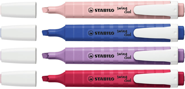 Stabilo -  Markeerstift swing cool wldfl 4st ass