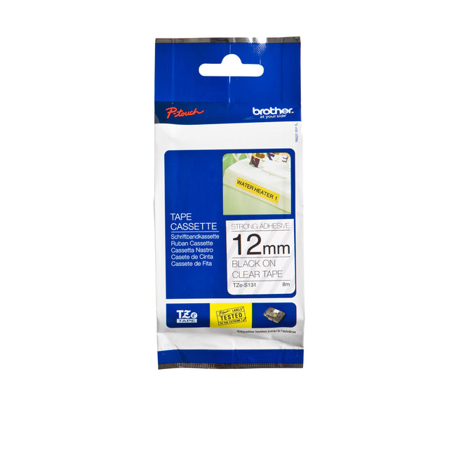 Brother -  Labele  ptouch tzes231 12mm wit | 25 stuks