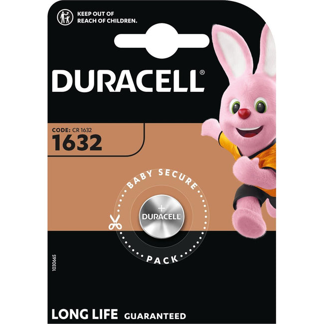 Duracell - pila a bottone Specialità Elettronica CR1632, blister da 1 pezzo