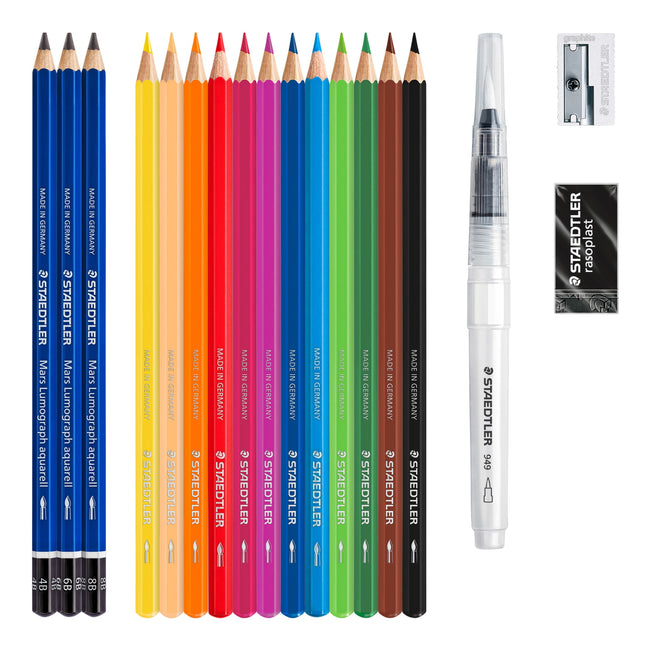 Staedtler -  Kleurpotloden watercolor aquarel 18dlg