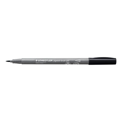 Staedtler -  Brushpen pigment pen intens 1.0mm zwart | 10 stuks