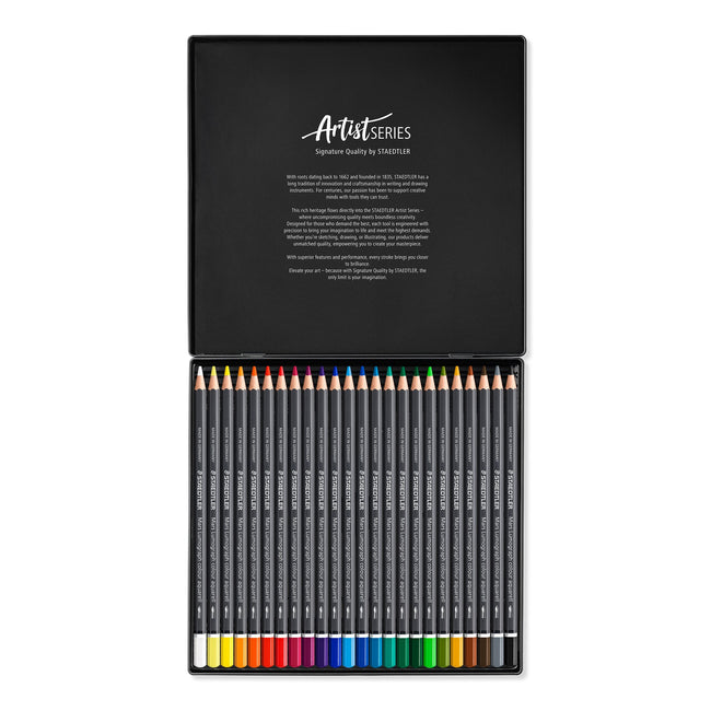 Staedtler -  Aquarelpotlood mars lumograph 24 kleuren | 5 stuks