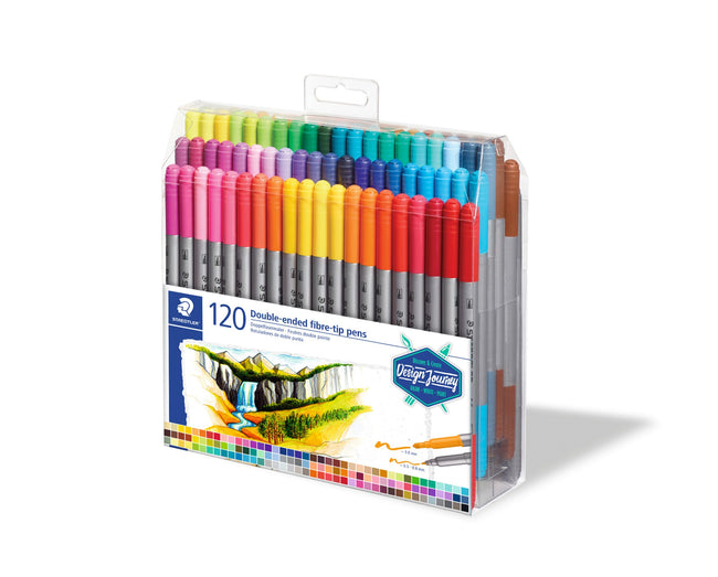 Staedtler -  Kleurstift dubbele punt set 120 kleuren