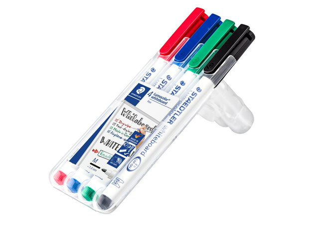 Staedtler -  Whiteboardmarker 301 rond 1mm ass | 10 stuks