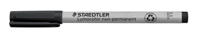 Staedtler -  Viltstift ohp lumo f 316 non perm zwart | 10 stuks